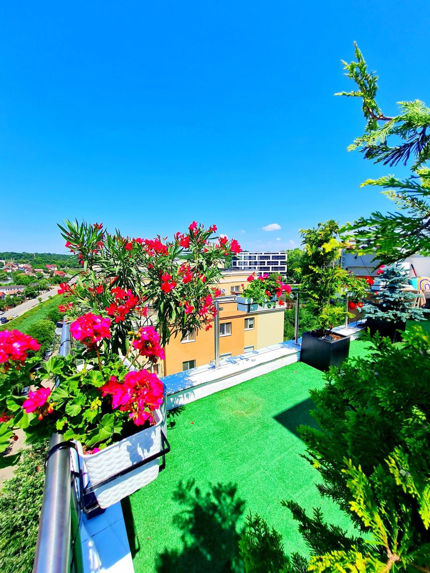 Ferienwohnung Penthouse View Aeroport Iasi Exterior foto